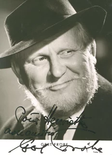 Gert Frobe autograph