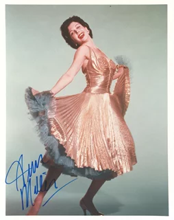 Ann Miller autograph