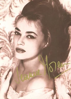 Jeanne Moreau autograph