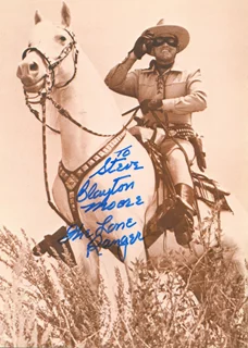 Clayton Moore autograph
