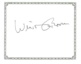 Winston Groom autograph