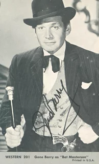 Gene Barry autograph