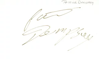 Patrick Dempsey autograph