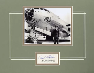 Paul W. Tibbets autograph