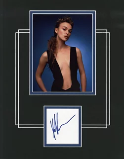 Keira Knightley autograph