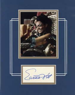 Eartha Kitt autograph