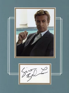 Simon Baker autograph
