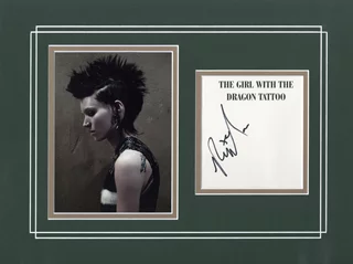 The Girl With The Dragon Tattoo autograph