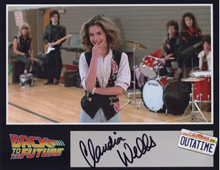 Claudia Wells autograph