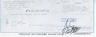 George Clooney autograph
