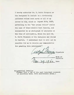 Adolphe Menjou autograph