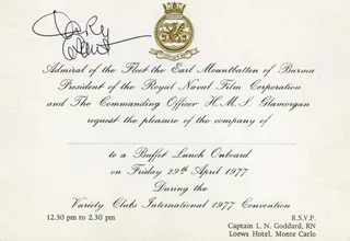 Cary Grant autograph