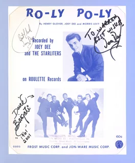 Joey Dee autograph