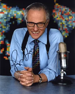Larry King autograph