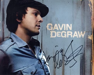 Gavin DeGraw autograph