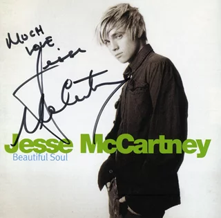 Jesse McCartney autograph
