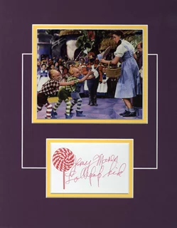 Jerry Maren autograph