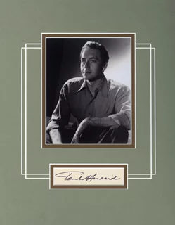 Paul Henreid autograph