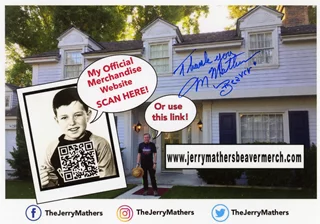 Jerry Mathers autograph