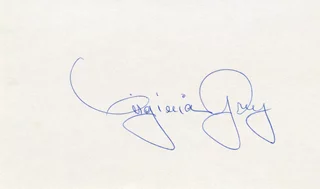 Virginia Grey autograph