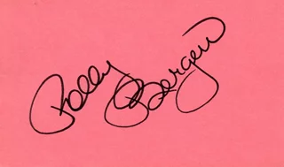 Polly Bergen autograph