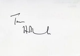 Tom Hollander autograph