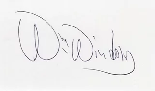 William Windom autograph