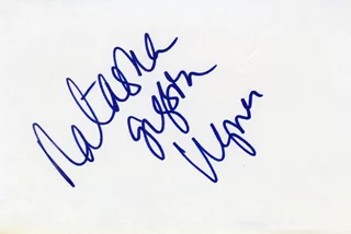 Natasha Wagner autograph