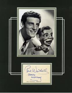 Paul Winchell autograph