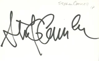 Stephen J. Cannell autograph