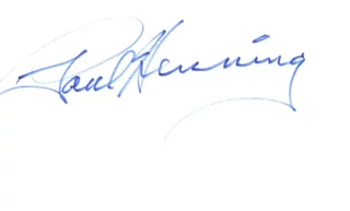 Paul Henning autograph