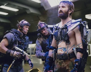 Sharlto Copley autograph