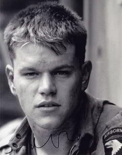 Matt Damon autograph