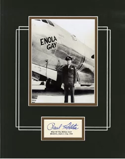 Paul W. Tibbets autograph