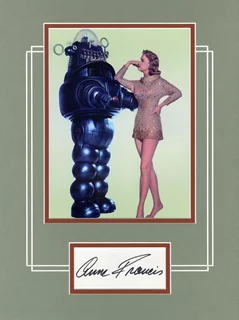 Anne Francis autograph
