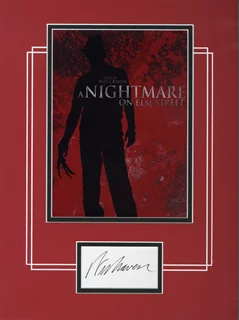 Wes Craven autograph