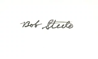Bob Steele autograph