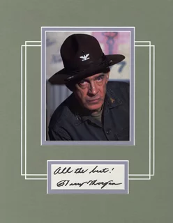 Harry Morgan autograph