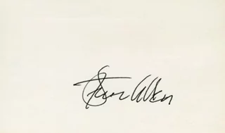 Steve Allen autograph