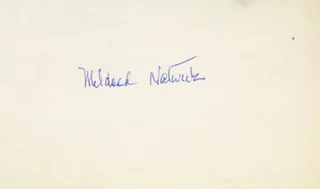 Mildred Natwick autograph