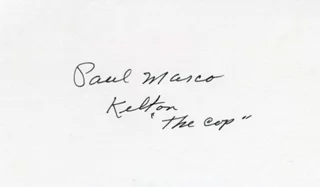 Paul Marco autograph