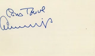 Constance Cummings autograph