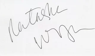 Natasha Wagner autograph