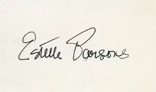 Estelle Parsons autograph