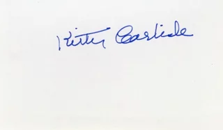 Kitty Carlisle autograph