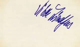 Viveca Lindfors autograph