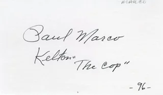 Paul Marco autograph