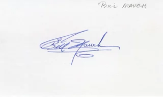 Billy Mauch autograph