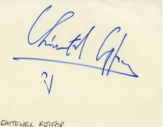 Chiwetel Ejiofor autograph