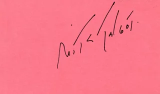 Nita Talbot autograph